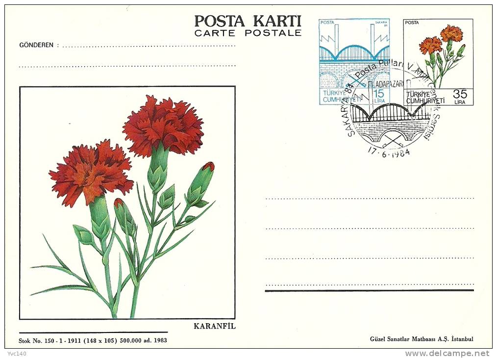 Turkey; 1984 Postal Stationery "Stamp Exhibition, Sakarya" - Postal Stationery
