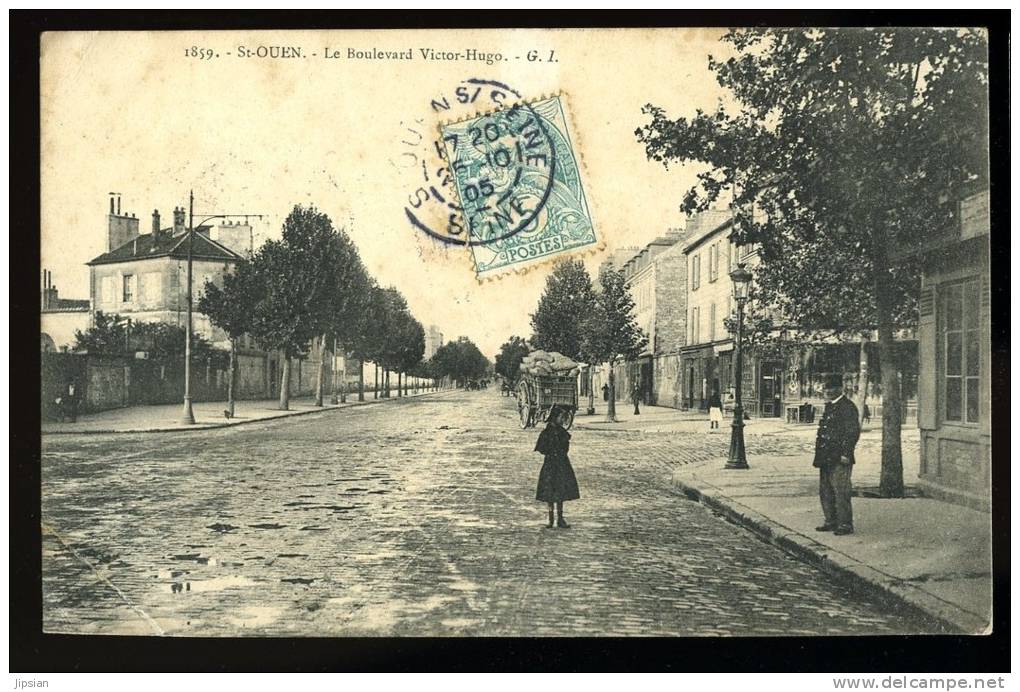 Cpa Du 93  St Ouen Le Boulevard Victor Hugo     PUO2 - Saint Ouen