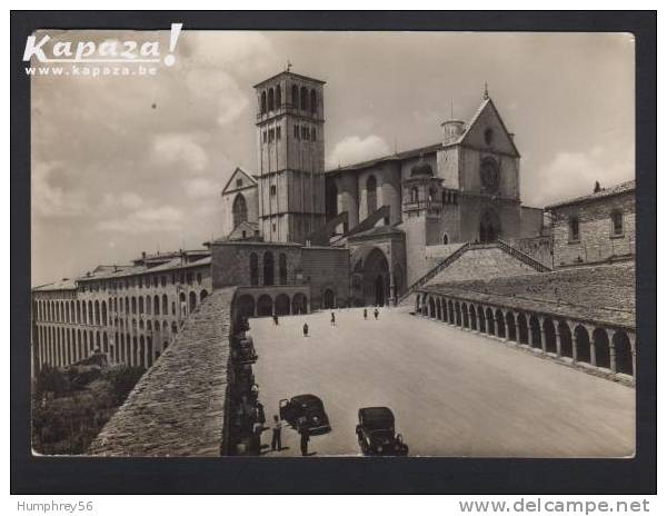 1945 - ITALIA - Card + Y&T 491+493 [Democracy] + ASSISI - PERUGIA - Marcophilie