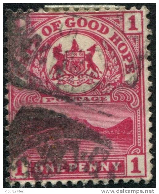 Pays :  86 (Cap De Bonne Espérance : Colonie Britannique)  Yvert Et Tellier N° :   54 (o) - Cap De Bonne Espérance (1853-1904)