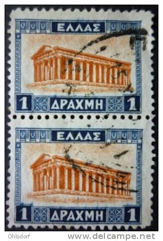 HELLAS 1924: YT 355, Pair, O - FREE SHIPPING ABOVE 10 EURO - Usati