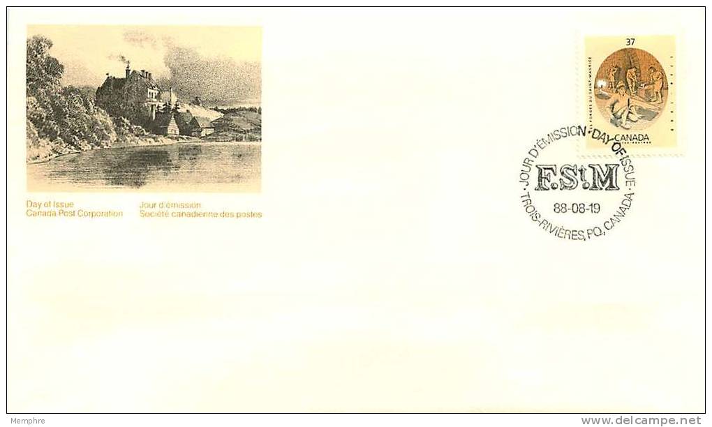 1988    Forges Du Saint-Maurice  Sc 1216  Single - 1981-1990