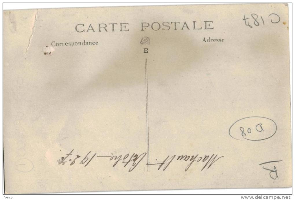 Carte Postale Ancienne De MACHAULT - Autres & Non Classés