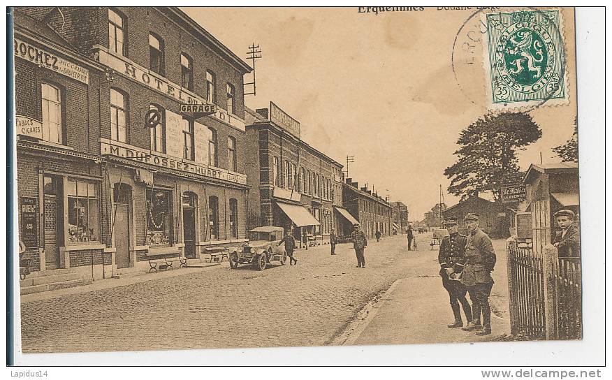 L L 655 /C P A -  BELGIQUE-  ERQUELINNES   DOUANE BELGE - Erquelinnes