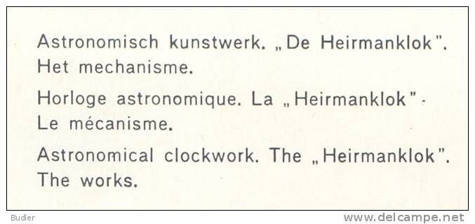 Postkaart / Carte Postale / Postcard : ##DE HEIRMANKLOK## :  Edgar HEIRMAN,ASTRONOMIE,STEKENE,St-NIKLAAS, - Astronomy