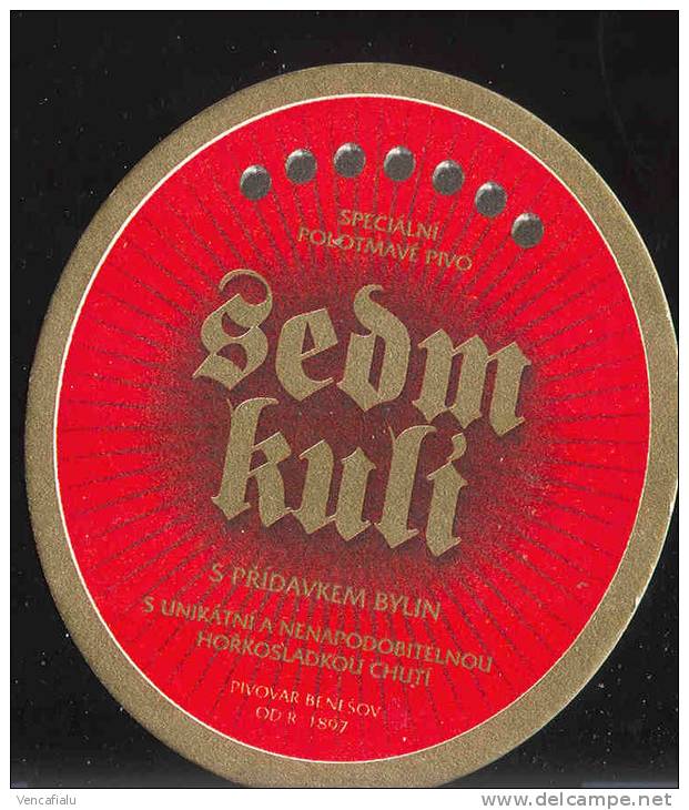 Beer "Sedm Kuli" ("These Seven",) Brewery Ferdinand In City Benesov, Czech Republic - Sous-bocks