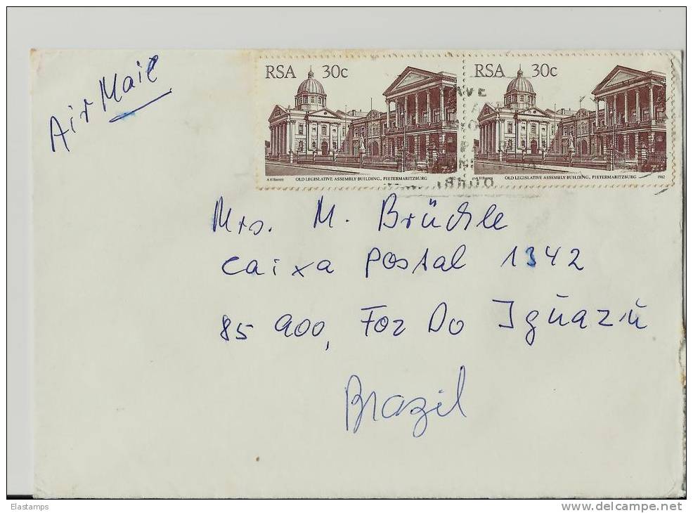 =SUDAFRICA 1962 BRIEFE N ACH BRASIL - Briefe U. Dokumente
