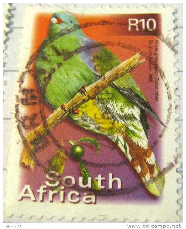 South Africa 2000 African Green Pigeon 10r - Used - Oblitérés