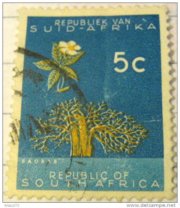 South Africa 1961 Baobab Tree 5c - Used - Gebraucht