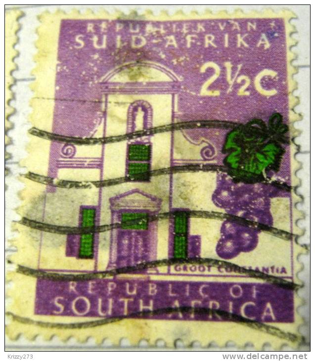 South Africa 1961 Groot Constantia 2.5c - Used - Used Stamps