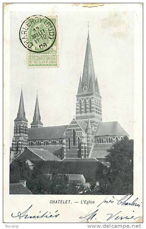 Avr13 1194 : Châtelet  -  Eglise - Châtelet