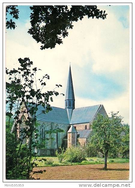 PLENEE-JUGON (Côtes D´Armor) - Abbaye De BOQUEN - Chevet De L'Abbatiale - Non écrite Dos Propre - Scan Recto-verso - Plénée-Jugon