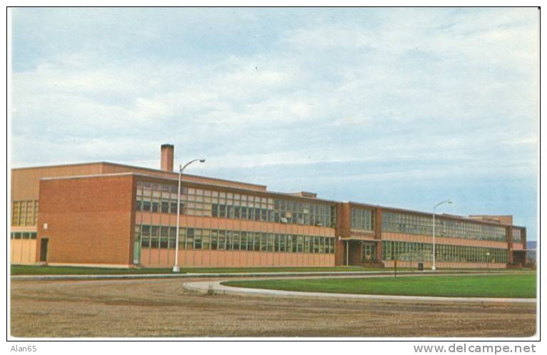Fairbanks AK Alaska, Lathrop High School Building, C1960s Vintage Postcard - Fairbanks