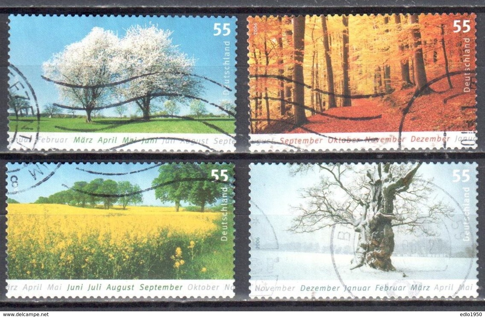 Germany BRD 2006 Mi. 2574-77 - Gestempelt / Used - Used Stamps