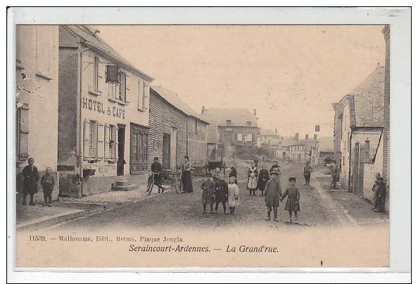 SERAINCOURT-ARDENNES : La Grand'rue - Très Bon état - Autres & Non Classés