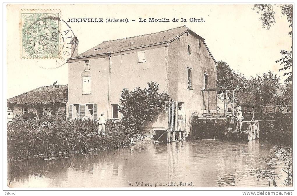 Dépt 08 - JUNIVILLE - Le Moulin Et La Chut - Autres & Non Classés