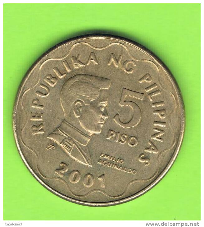FILIPINAS - PHILIPPINES -  5 Piso  2001   KM272 - Filipinas