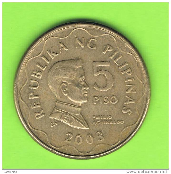 FILIPINAS - PHILIPPINES -  5 Piso  2003   KM272 - Philippines