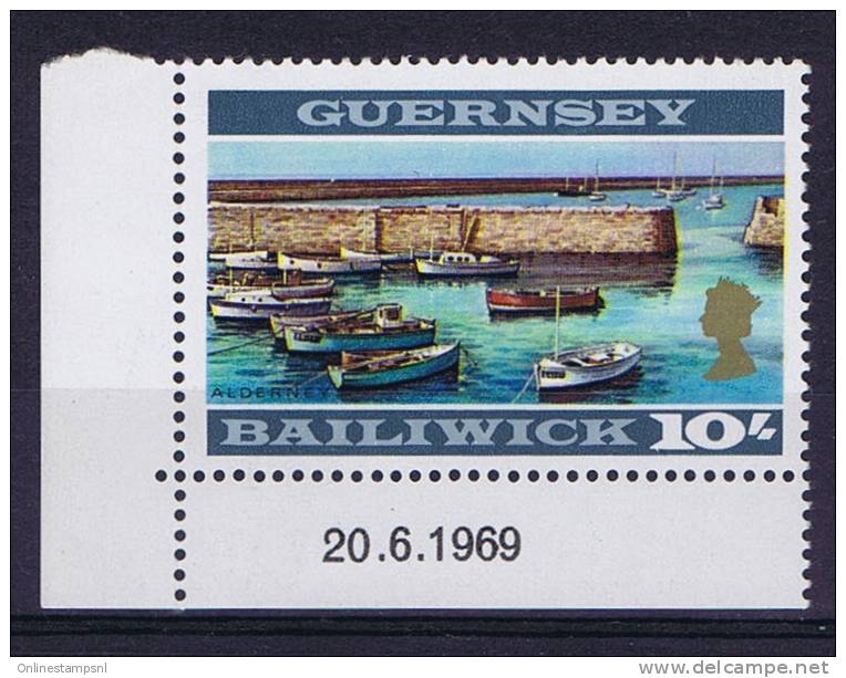 Guernsey: 1969 Mi 22B MNH/** - Guernesey