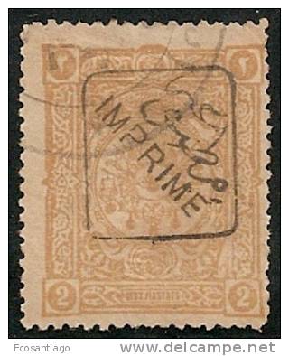 TURQUIA 1892 - Yvert #10 (Journaux) - VFU - Usados
