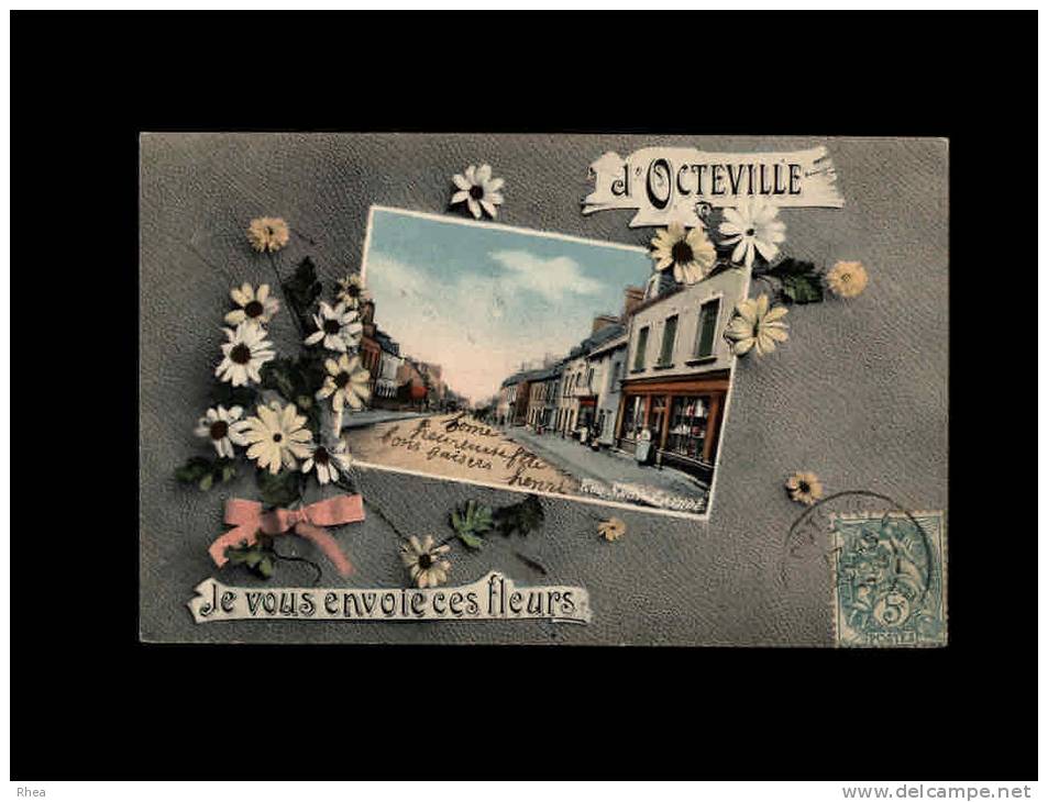 50 - OCTEVILLE - Je Vous Envoie Ces Fleurs D´Octeville - Octeville