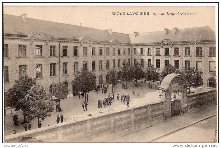 CPA Ecole Lavoisier  19 Rue Denfert Rochereau 14  Arrondissement  Paris 75 - Enseignement, Ecoles Et Universités