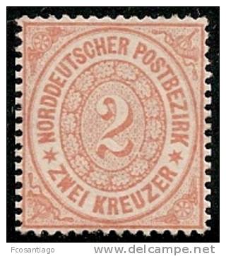 ALEMANIA 1869 (CONFEDERACION DEL NORTE) - Yvert #19 - MLH (*) - Autres & Non Classés