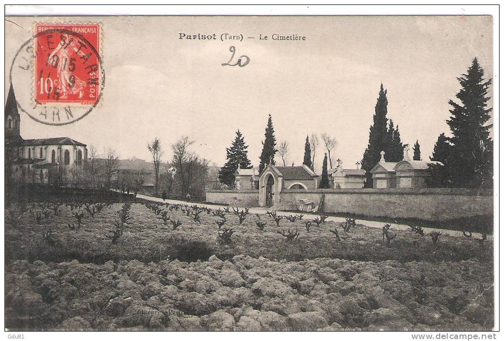 81 TARN PARISOT Le Cimetière  726 - Lisle Sur Tarn