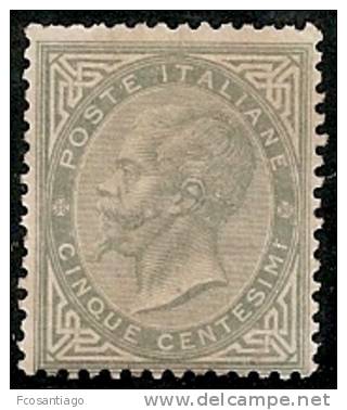 ITALIA 1863/77 - Yvert #14 - Min No Gum (*) - Nuevos