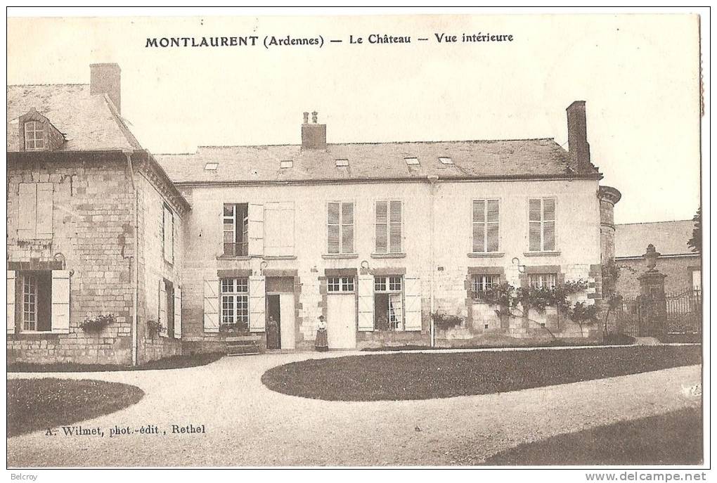 Dépt 08 - MONT-LAURENT - Le Château - Vue Intérieure - (Montlaurent) - Autres & Non Classés