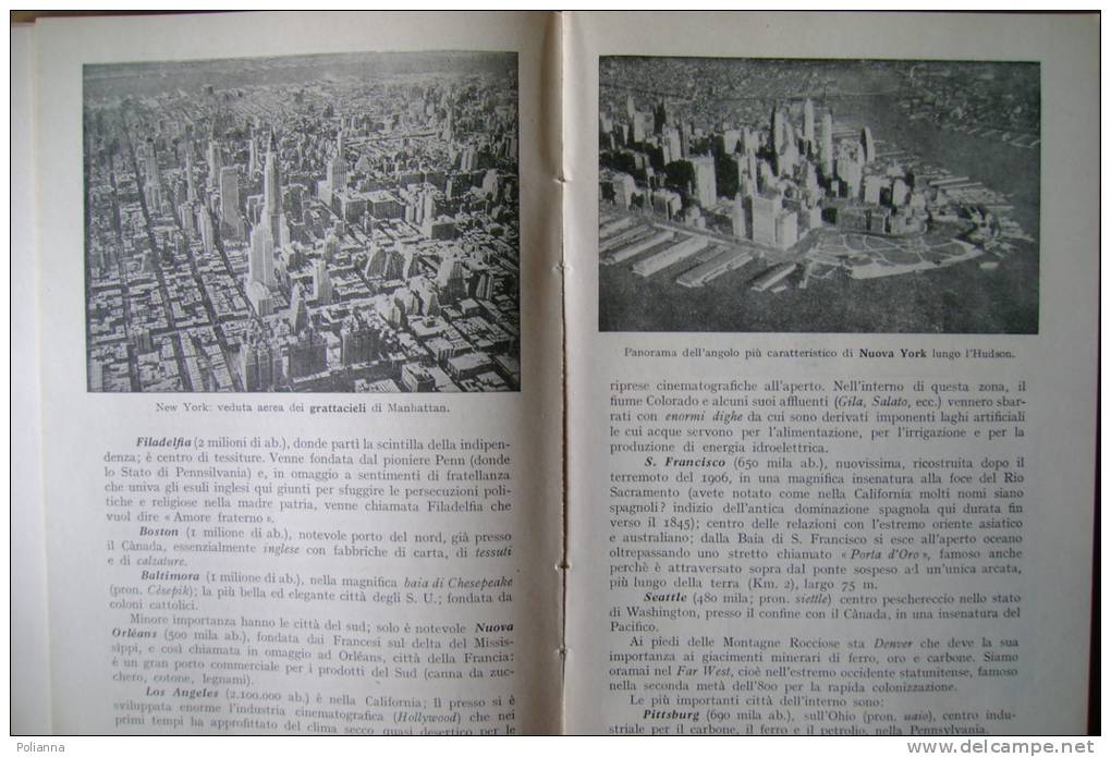 PBR/26 Nangeroni GEOGRAFIA Continenti Extra Europei Loecher-Chiant. 1952/Rodi/Tripoli/Tunisi/ Ghiacciaio Luigi Di Savoia - History, Philosophy & Geography