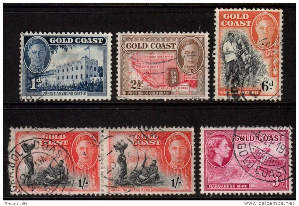 Gold Coast 1948/1952 Selection  Used - Côte D'Or (...-1957)