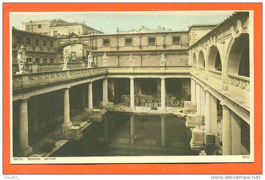 Angleterre - Bath   "  Roman Baths  " - Bath