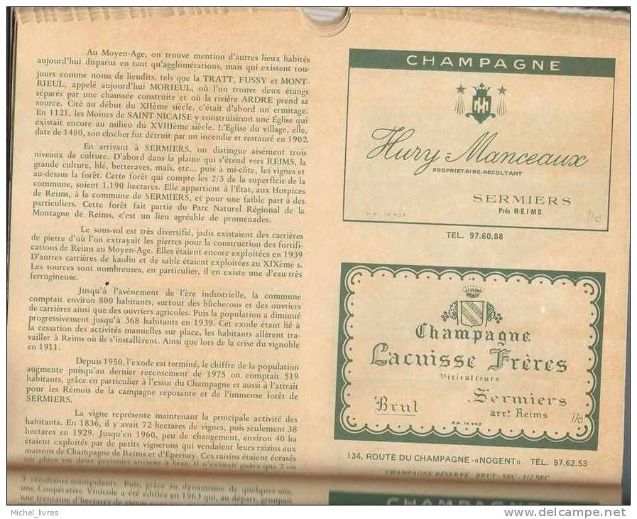 Guide D'or Champagne - Propriétaires Récoltants - En L'an 1977 - Classé Par Coteaux Avec Description Et étiquettes - Champagne - Ardenne