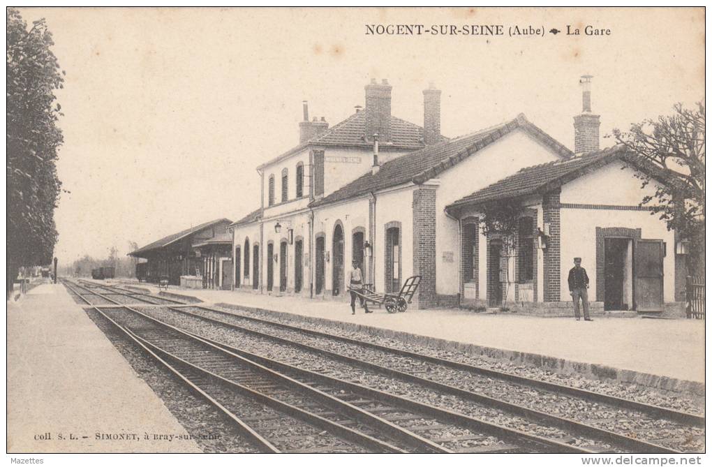 10 AUBE NOGENT SUR SEINE LA GARE Trés Bon Etat - Nogent-sur-Seine