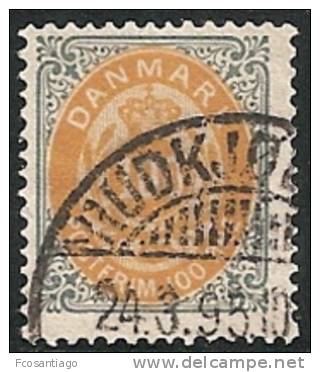 DINAMARCA 1875/903 - Yvert #29b (dentado 14) - VFU - Nuevos