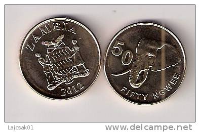 Zambia 50 Ngwee 2012. UNC - Sambia