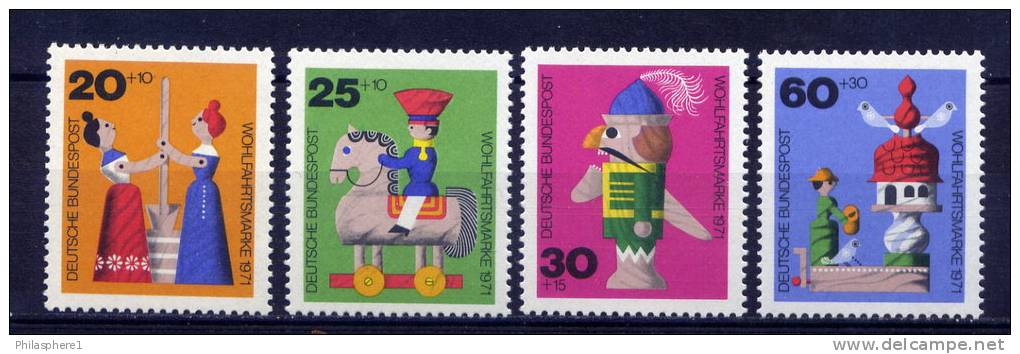 BRD Nr. 705/8         ** Mint        (2540)  (Jahr:1971) - Ungebraucht