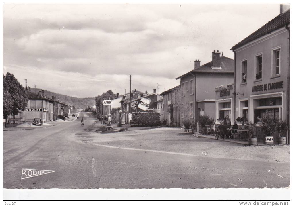 55 - MEUSE - Les ISLETTES - Route Paris - Metz - Dentelée - Auberge De L'Argonne - Format  8,9  X  13,7 - Autres & Non Classés