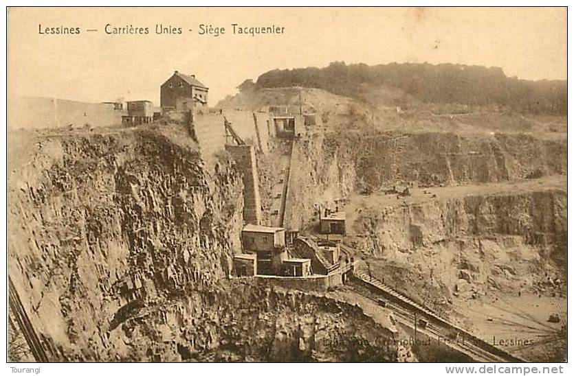 Avr13 1299 : Lessines  -  Carrières Unies  -  Siège Tacquenier - Lessines