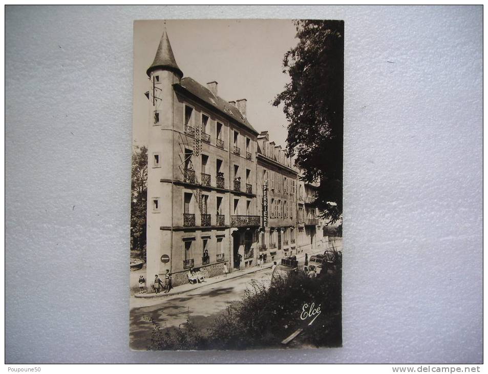 CP  63 LA BOURBOULE Hôtel Perriere Et De Londre Plein Centre Thermal 1951 - La Bourboule