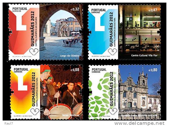 Portugal 2012 - Guimaraes 2012, Capital Européenne De La Culture - 4v Neufs // Mnh - Ungebraucht