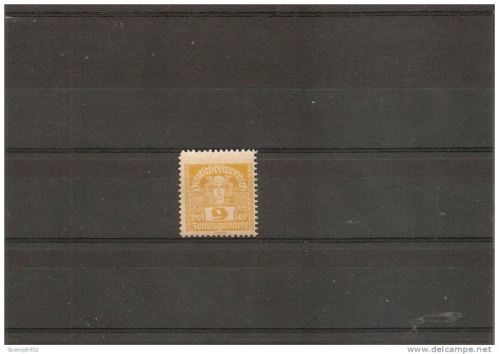 Autriche ( Journeaux 41 Xxx-MNh- En Perforation Privée à Voir) - Zeitungsmarken