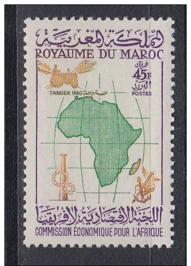 MAROC 1960.YVERT Nº 396.COMMISSION POUR L´AFRIQUE . NEUF AVEC CHARNIÈRE. COL.12 - Maroc (1956-...)