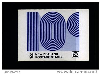 NEW ZEALAND - 1978  $ 1  BOOKLET  BLACK AND ULTRAMARINE COVER  MINT NH - Markenheftchen