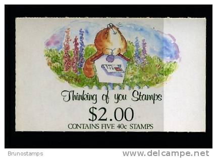 NEW ZEALAND - 1991  $ 2  BOOKLET  THINKING OF YOU  MINT NH - Carnets