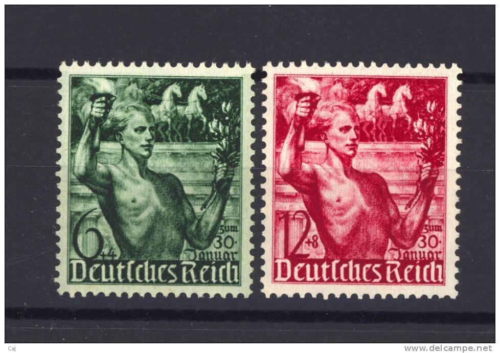 Allemagne  -  Reich  :  Mi  660-61  ** - Neufs