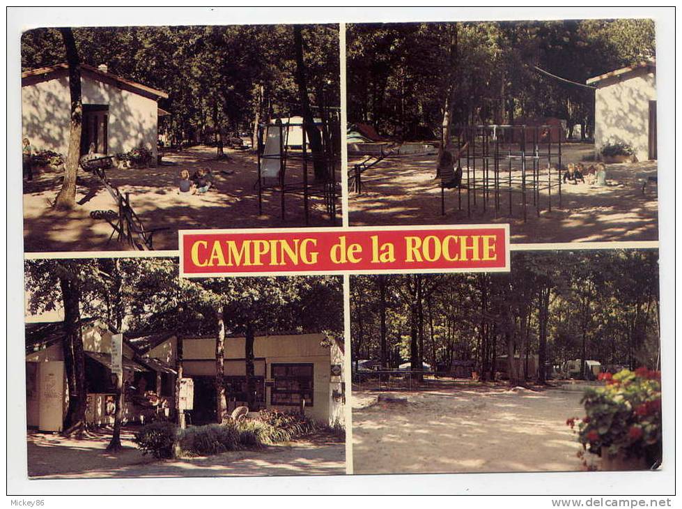 VAUX SUR MER--Le Camping De La Roche **--Multivues ,cpm N° 7351 éd Elcé - Vaux-sur-Mer