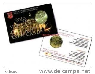 Vatican 2010: Coincard Avec La Pièce De 50 Cent - Vaticaanstad
