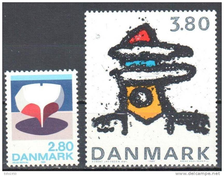 Denmark 1985 - Art  Painting -  Mi.851-852 - MNH (**) - Unused Stamps